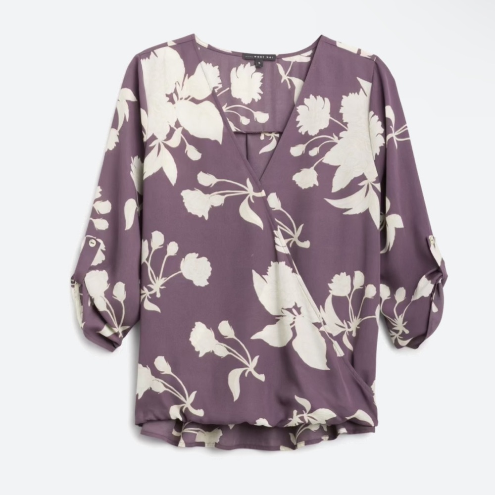 ⭐️WEST KEI Allan Surplice Rolltab Blouse XXL⭐️